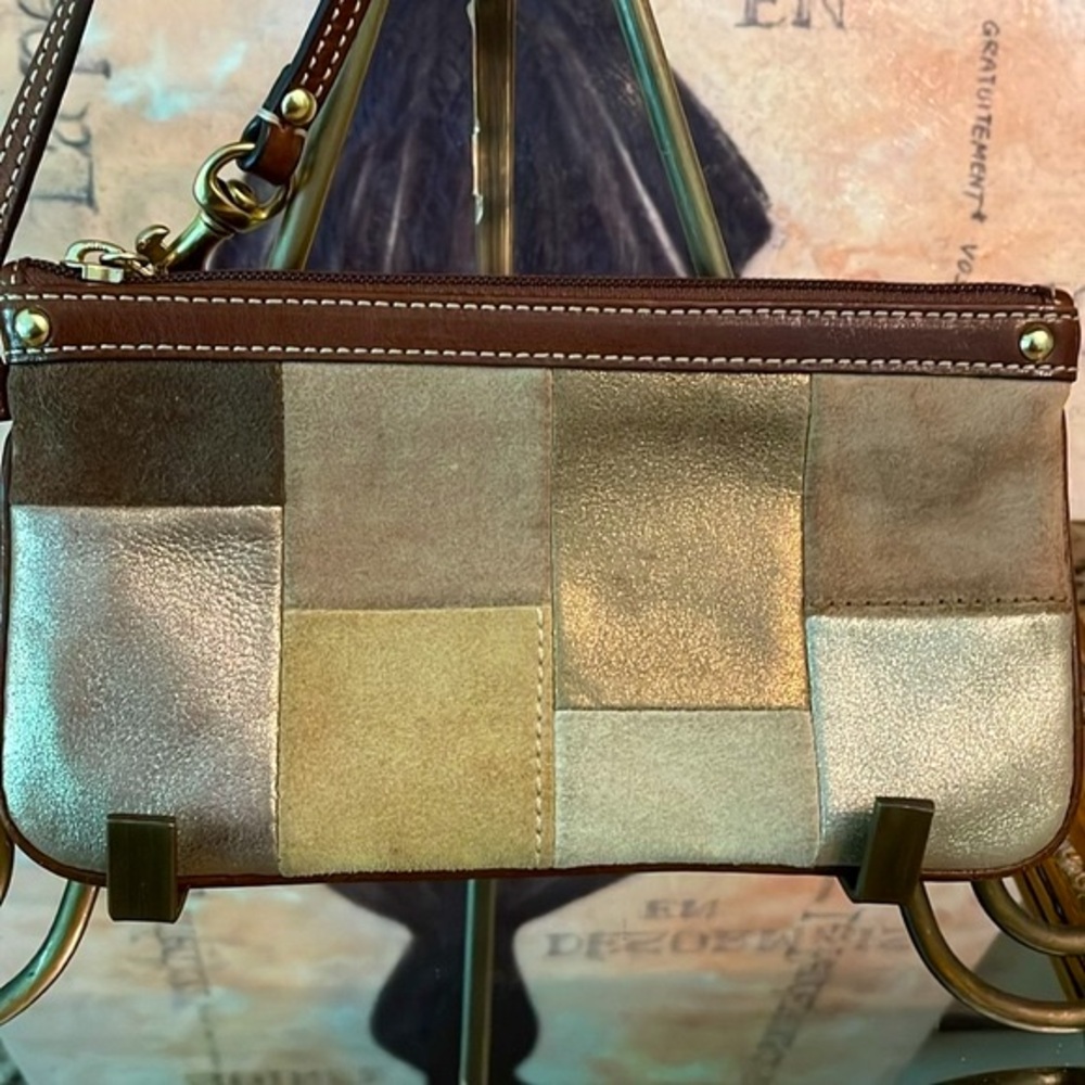 Coach Patchwork Leather Wristlet - image 2